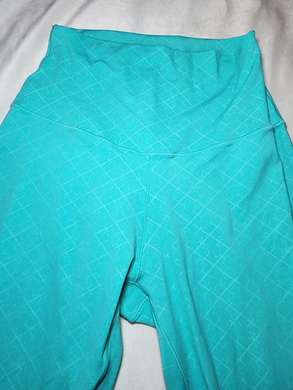 SHEFIT Teal High Waisted Leggings Medium Moisture Wicking Activewear - Picture 3 of 10